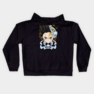 angry tanjiro kamado Kids Hoodie